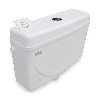 Sleek Fresh Dual Flush PVC Cistern Star White