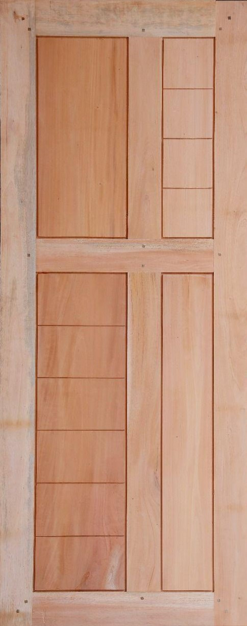 100 cm X 210 cm 3cm Thick Single Front Wooden Door - Plavu Make ONFSWD_LP3003