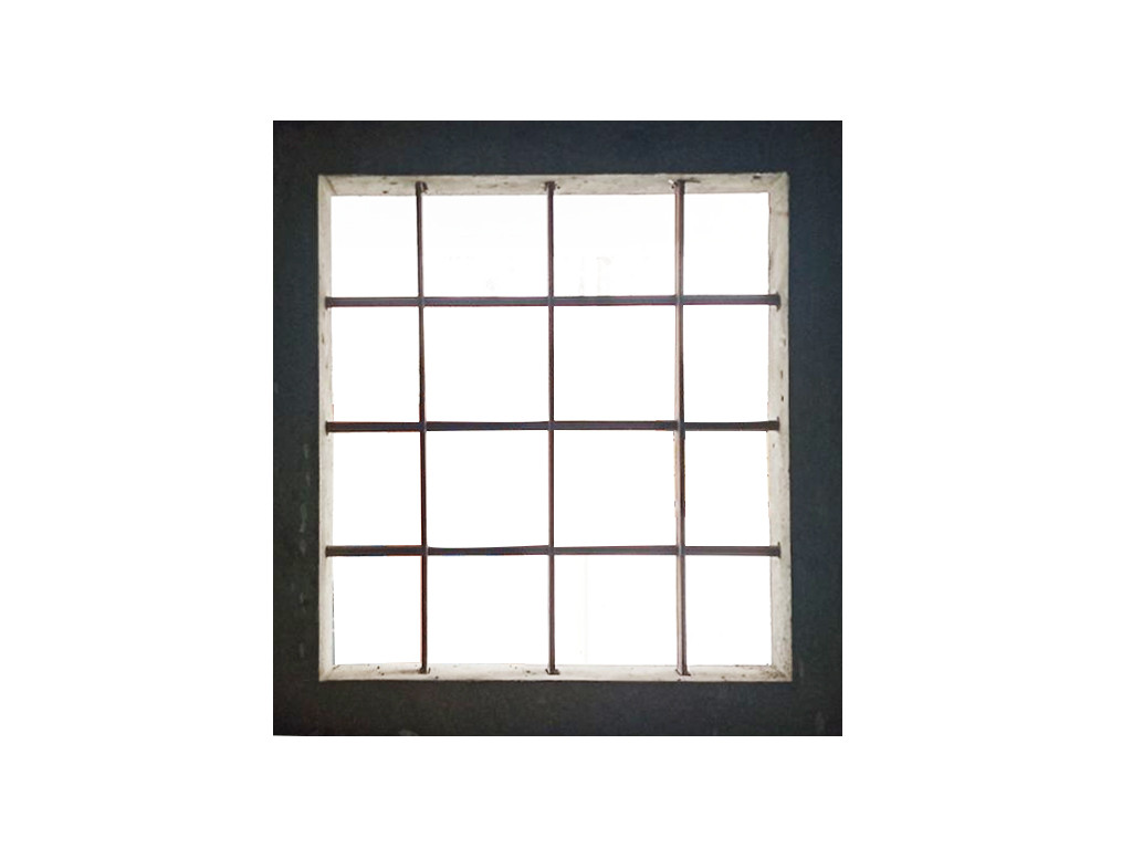60 cm X 90 cm Ventilation Wooden Frame with Normal Flat and Round Section - Teak Make ONWW_LT0020