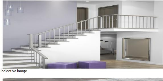 2" X 2" Square Stainless Steel Top Rail with 2" X 2" Square Stainless Steel Balustrade and 1/2" dia Stainless Steel Mid Rail