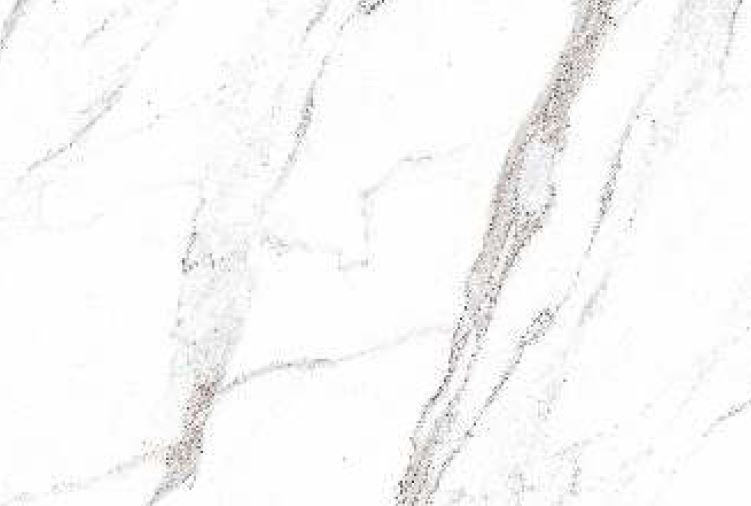 800 X 1200 mm Arabescato Glazed Vitrified Tile - Super White Finish