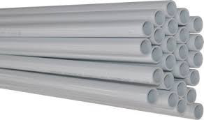 19 mm Medium Non ISI PVC Conduit Whitish Grey - 3 Metre