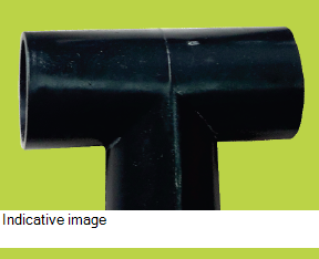 25 mm PVC Conduit Tee White - 25NSWT 25 mm PVC Conduit Tee White - 25NSWT