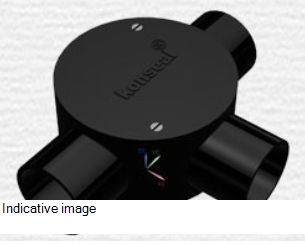 19 mm PVC Conduit Three Way Junction Box White - 19N3WJ 19 mm PVC Conduit Three Way Junction Box White - 19N3WJ