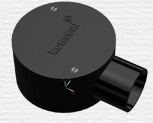 25 mm PVC Conduit One Way Junction Box Black - 25N1BJ 25 mm PVC Conduit One Way Junction Box Black - 25N1BJ