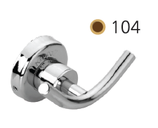 Robe Hook - Chrome Finish 104