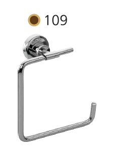 Square Napkin Ring - Chrome Finish 109