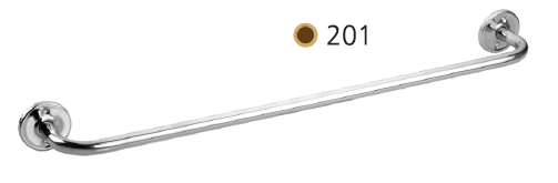 Towel Rod - Chrome Finish 201