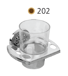 Tooth Brush Holder - Chrome Finish 202