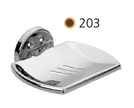 Soap Dish - Chrome Finish 203