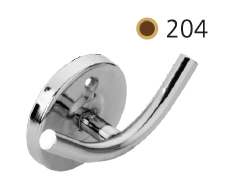 Robe Hook - Chrome Finish 204