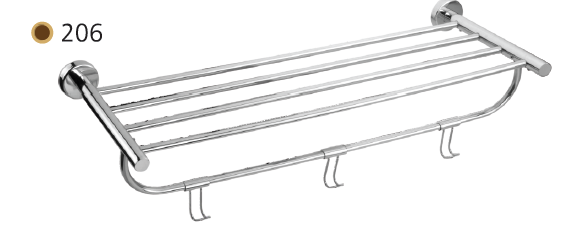 Towel Rack - Chrome Finish 206