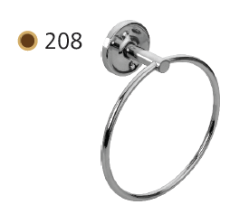 Round Napkin Ring - Chrome Finish 208
