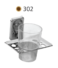 Tooth Brush Holder - Chrome Finish 302