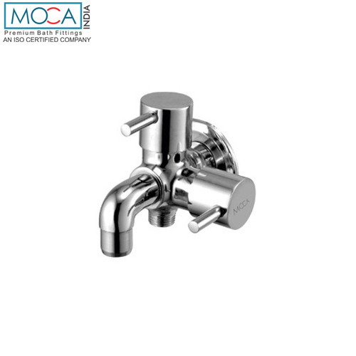 2 Way Bib Cock Chrome Finish - FL 1209