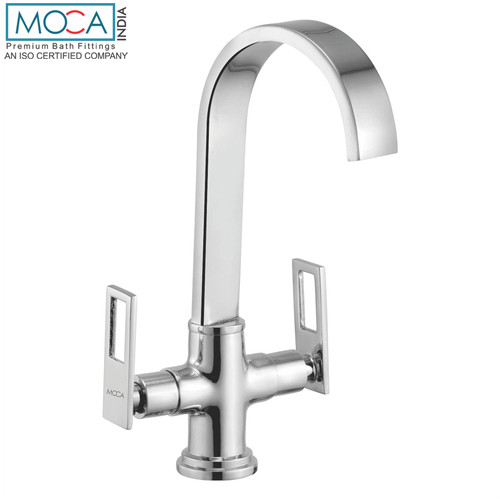 Central Hole Basin Mixer Chrome Finish - DA 1314