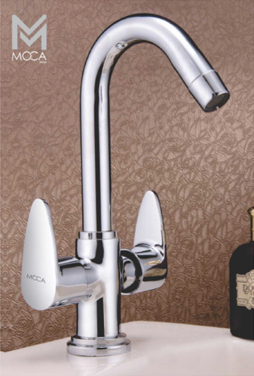 Central Hole Basin Mixer Chrome Finish - VG 1014
