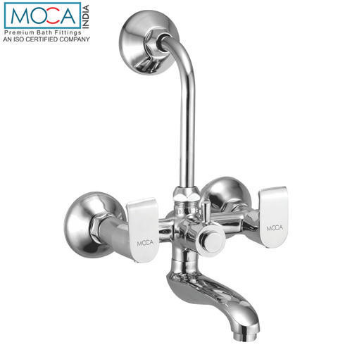 Wall Mixer with 'L' Bend Chrome Finish - WF 917