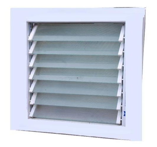 60 cm X 150 cm UPVC Louver Window White - LWWH1