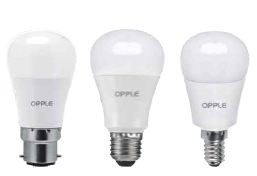 14 W A70 Round LED Bulb with B22 Cap Cool White - 140053363