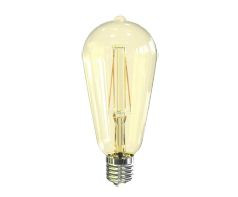 6 W ST64 Filament Bulb with E27 Cap Warm White - 140059867