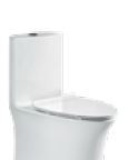 Omega Rimless 695 X 385 X 770mm S Trap (300mm) One Piece Water Closet White - C8906