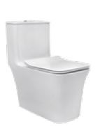 Inslim 700 x 370 x 750mm S Trap (290mm) One Piece Water Closet White - C8905
