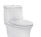 Reeve Rimless 680 x 370 x 735mm S Trap (290mm) One Piece Water Closet White - C8898