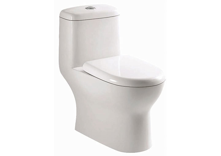 Prince 695 x 355 x 640mm S Trap (105mm) One Piece Water Closet White - C849P