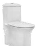 Blaze 700 x 365 x 775mm S Trap (290mm) One Piece Water Closet White - C8904