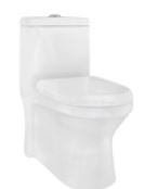 Marvel 640 x 340 x 700mm P Trap (180mm) One Piece Water Closet White -C8958