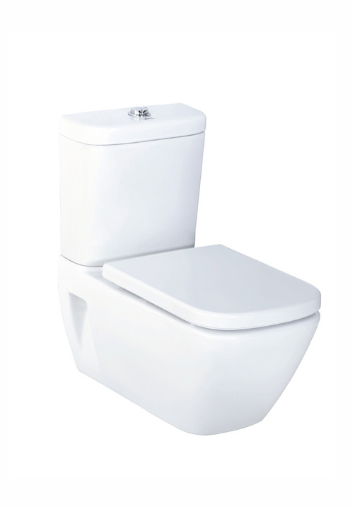 Verve Cistern Set with Fittings White - C0762