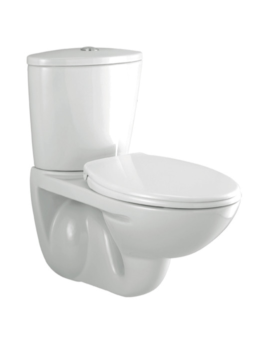 Flair Cistern Set with Fittings White - C0768