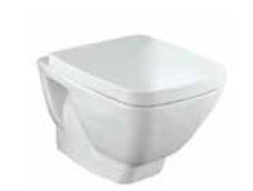 Viva Recta 510 x 350 x 315mm Wall Hung Water Closet with Seat Cover White - C021M