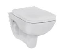 Zest N 540 x 340 x 375mm Wall Hung Water Closet with Soft Close Seat Cover White - C0211