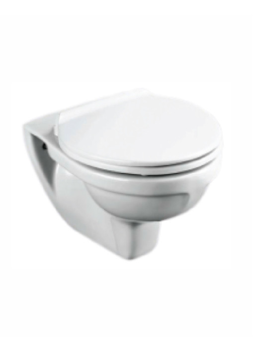 Kalahari 560 x 380 x 400mm Wall Hung Water Closet with Seat Cover White (Full Set - C0298, E8094)