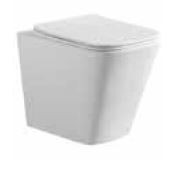 Inslim Rimless 520 x 350 x 400mm P Trap (180mm) Floor Mounted Water Closet White - C8957