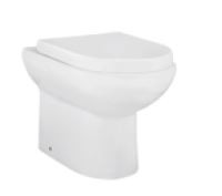 Prime 535 x 380 x 405mm P Trap (180mm) Floor Mounted Water Closet White - C8937