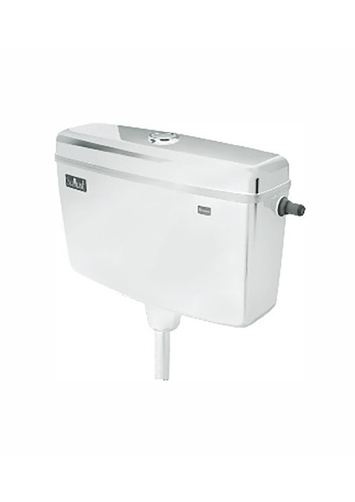 Superio Dual Flush polymer Cistern White - E8177