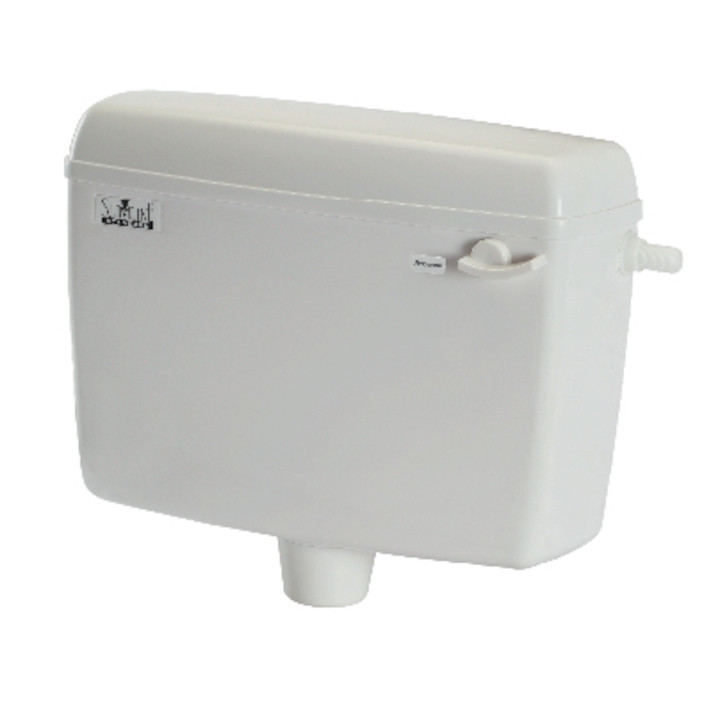 Economy Dual Flush polymer Cistern White - E8057