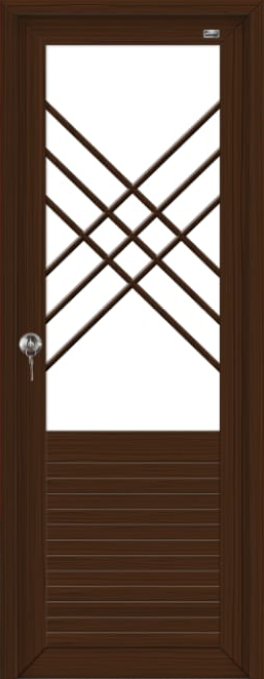 90 cm X 210 cm 38 mm Thick Planet Modern Design PVC Internal Door - PLMD007