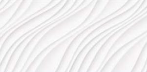 400 X 800 mm Wave Ivory Glazed Vitrified Tile - Decor Finish