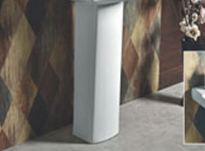 Retro Full Pedestal Ivory - 1001