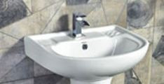 Salsa 530 x 430mm Wall Hung Wash Basin White - 1012