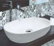 Nova  490 x 345 x 115mm Table Top Wash Basin Ivory - 3034