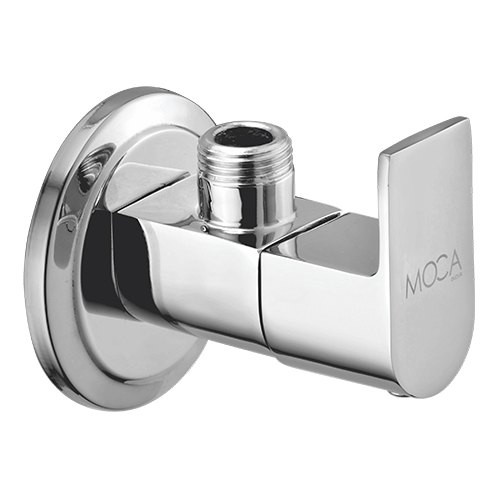 Angular Stop Cock with Flange Chrome Finish - MR 705