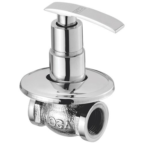 20mm Concealed Stop Cock with Adjustable Flange Chrome Finish - AX 206