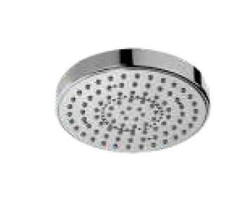 Head Shower Single Flow Round Chrome Finish - ALD - 491