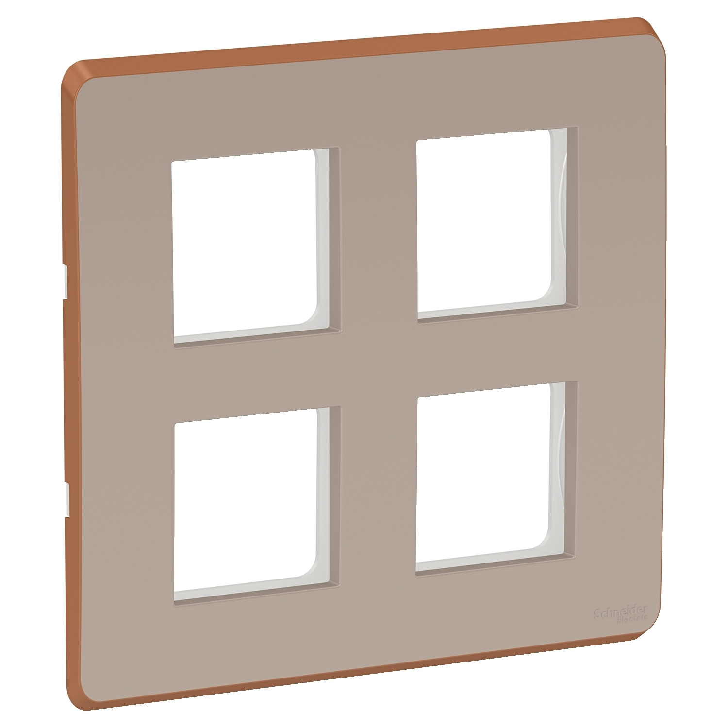 8 Module Cover Plate with Grid Frame (Square) - Pink Flamingo CPXCP8MSQ_PF