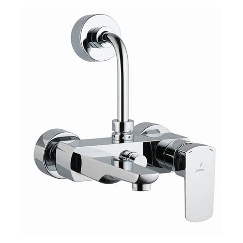 Single Lever Wall Mixer with Provision for Overhead Shower Chrome Finish - KUP-CHR-35117PM